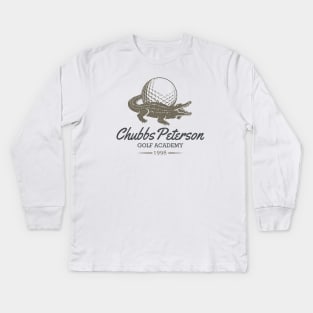 Chubbs Peterson Gold Academy Kids Long Sleeve T-Shirt